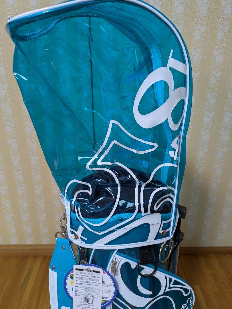 UNDEFEATED キャディバッグ ターコイズ