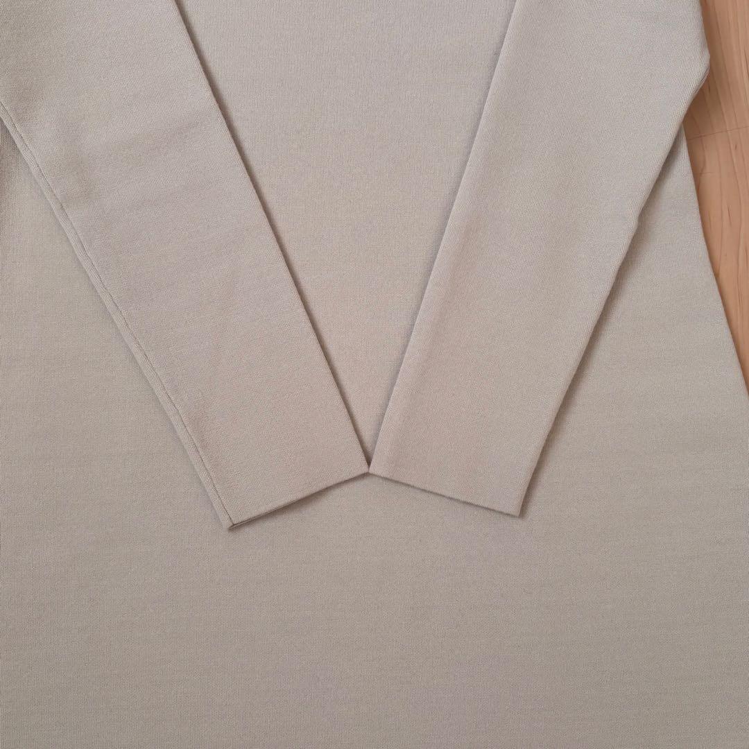 完売　ICB S ウールブレンドスムース フレアニットワンピース　¥29,920