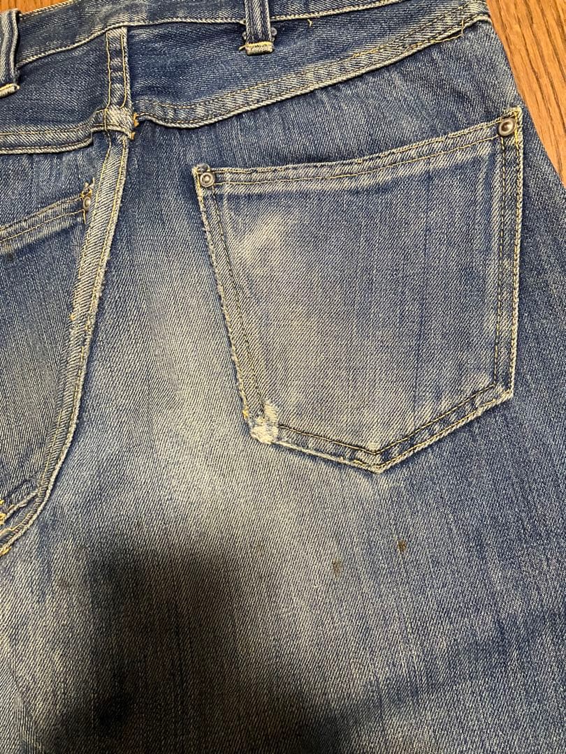 40s デニム　ベイカーパンツタイプ　ビンテージ