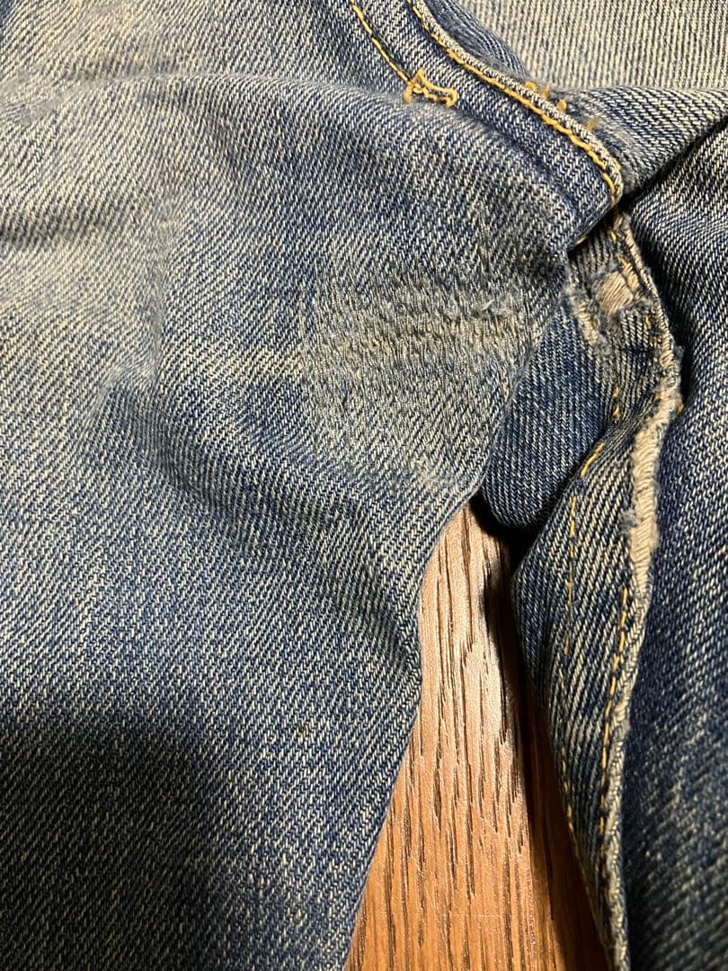 40s デニム　ベイカーパンツタイプ　ビンテージ