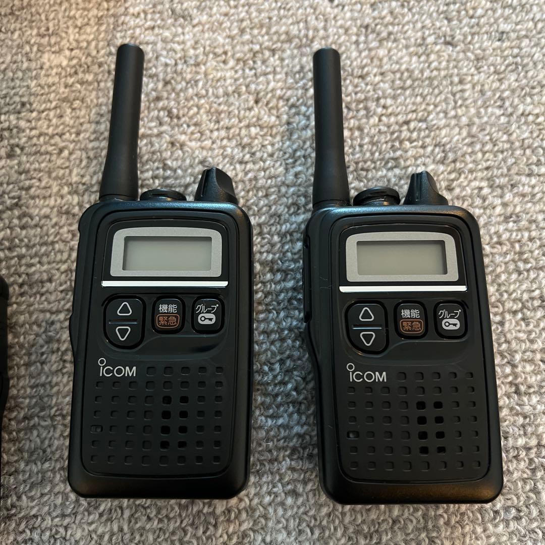 ICOM IC−4350 4台セット スピーカーマイク2個、充電器付き