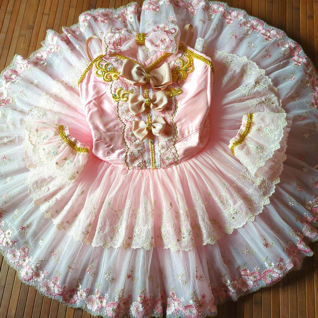 リメイク・バレエ衣装／チュチュ／バレリーナ社／ピンク／スリム4号