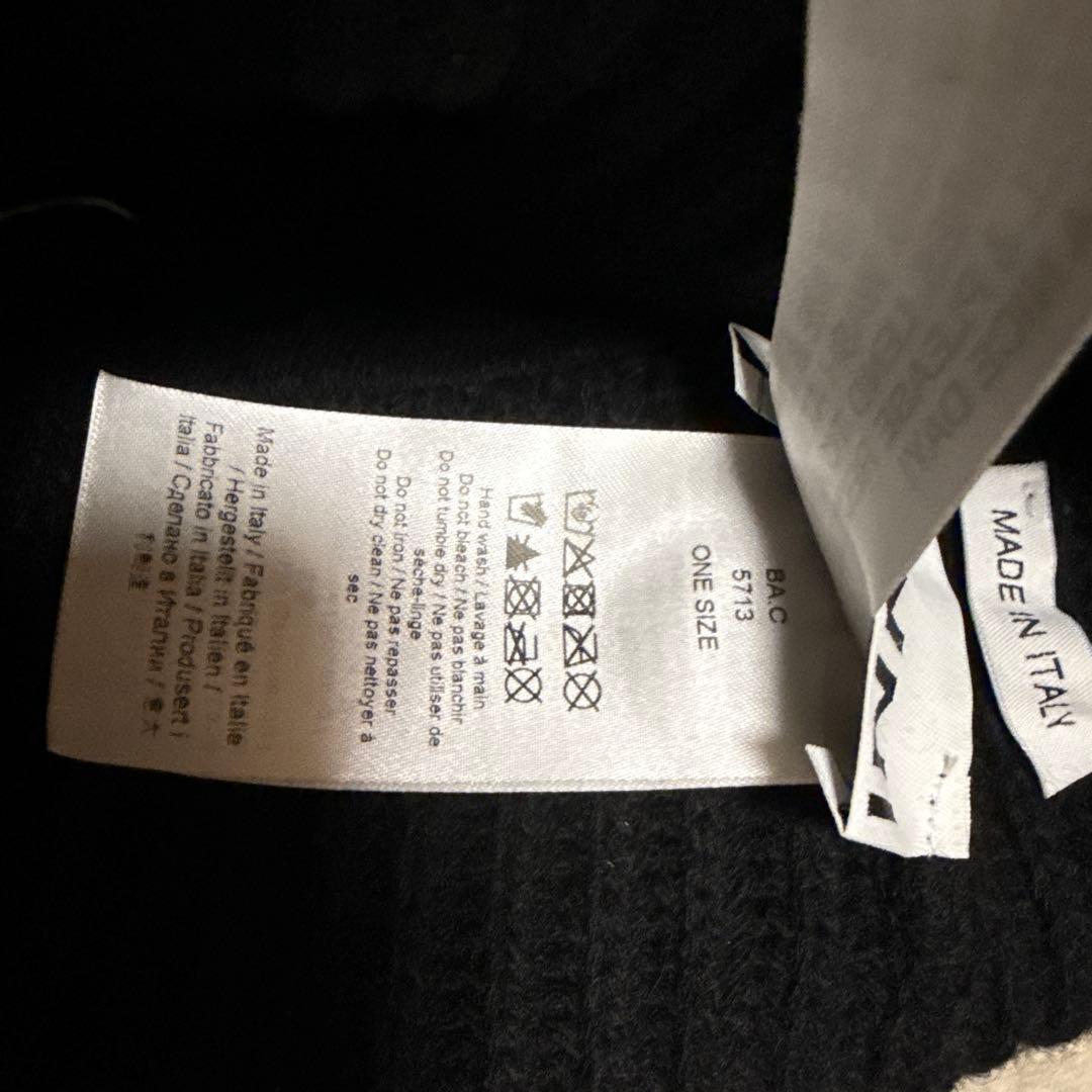 GANNI ビーニー　黒