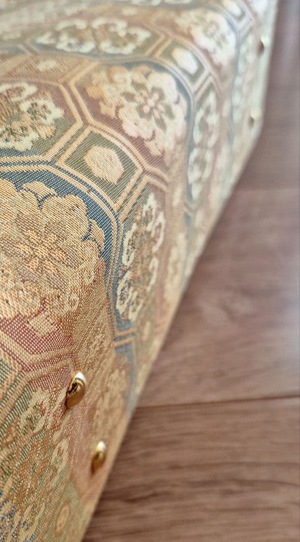 和装用バッグ　新品　トート　お茶会　 金色　文様　セレモニー　訪問着　成人式