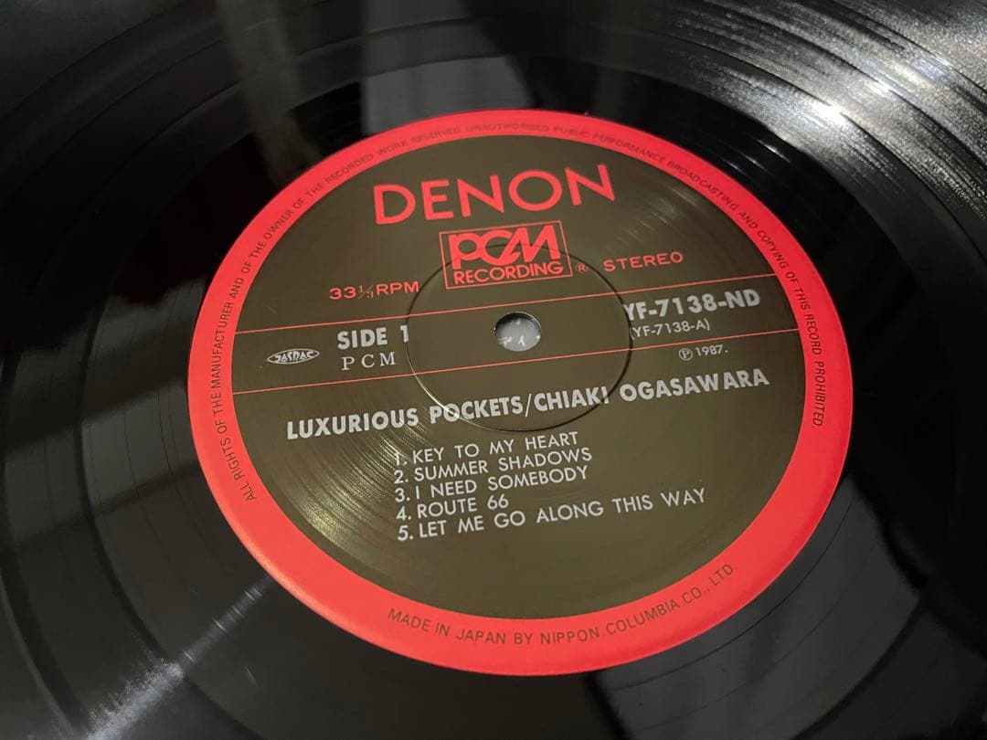 小笠原千秋 ラグジュリアス・ポケット LP