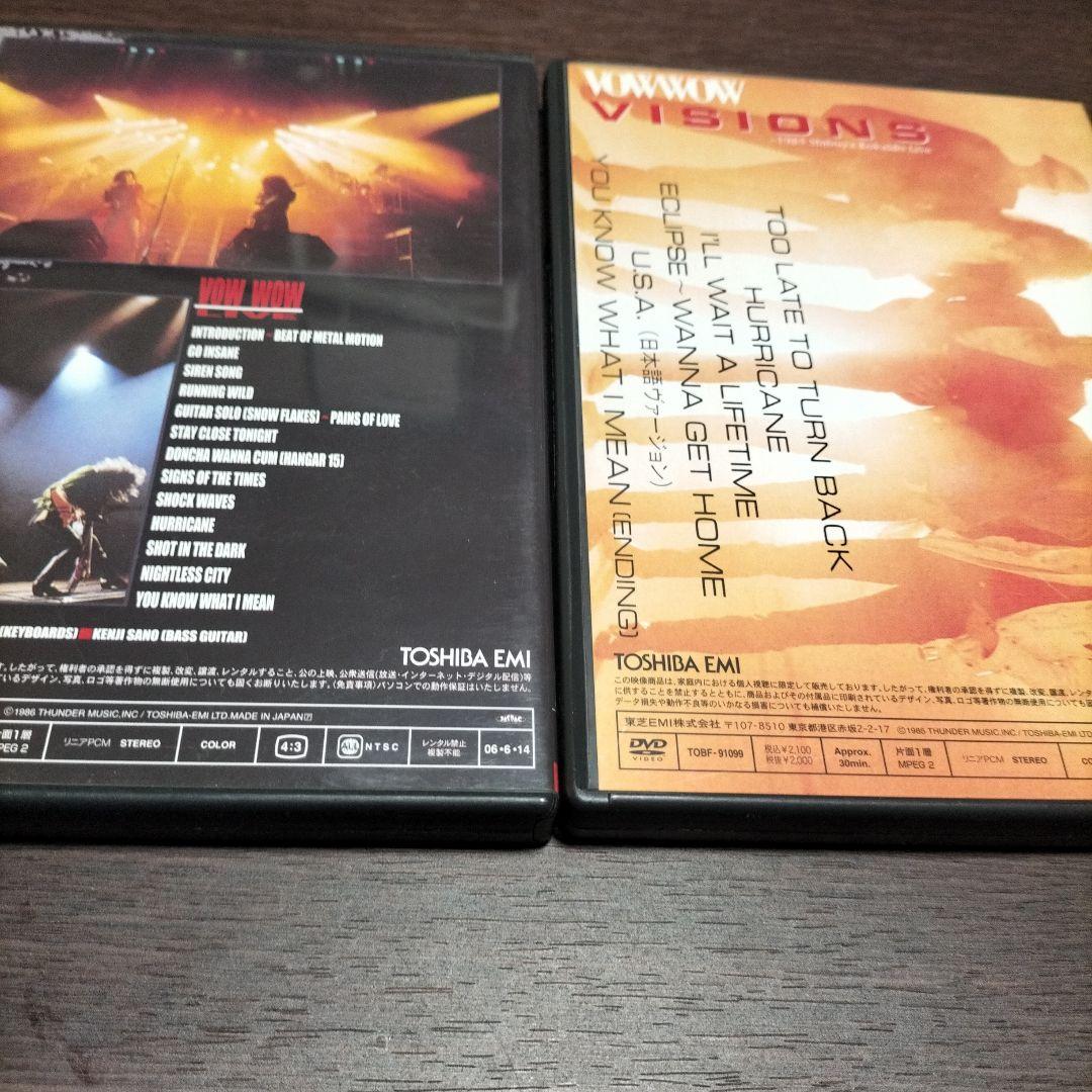 VOW WOW　DVD2枚セット