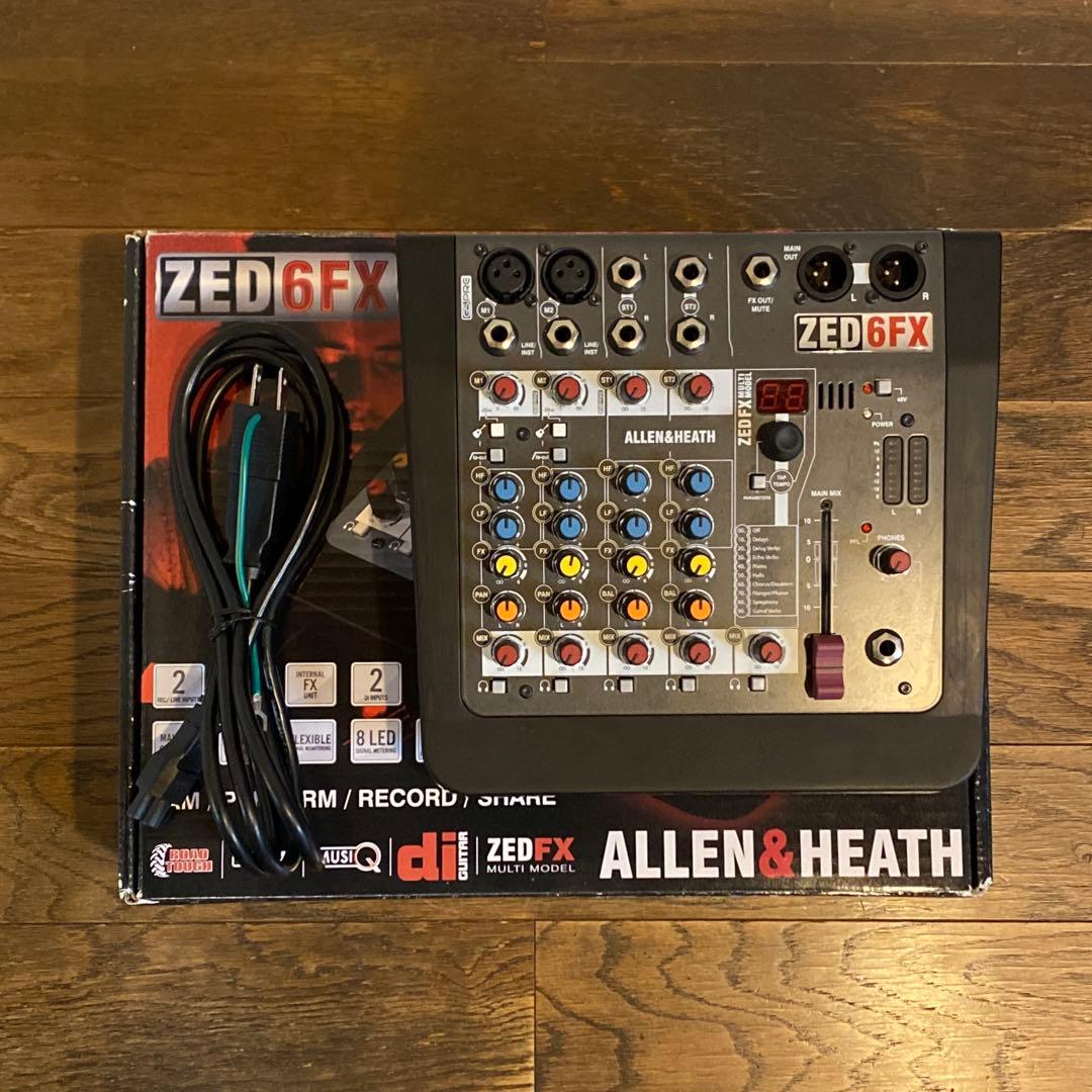 【ジャンク】 ALLEN & HEATH ZED-6FX アナログミキサー