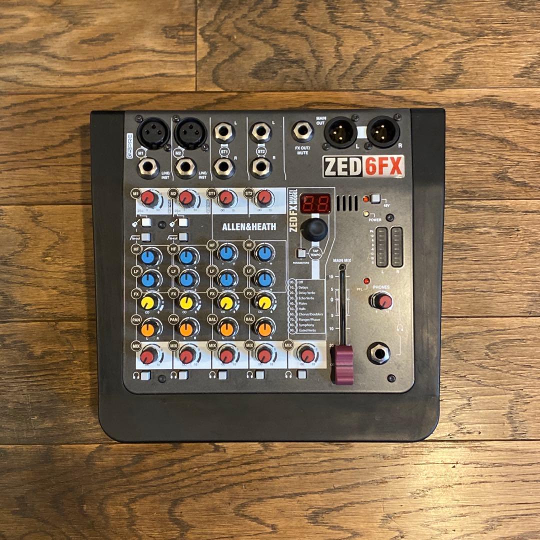 【ジャンク】 ALLEN & HEATH ZED-6FX アナログミキサー