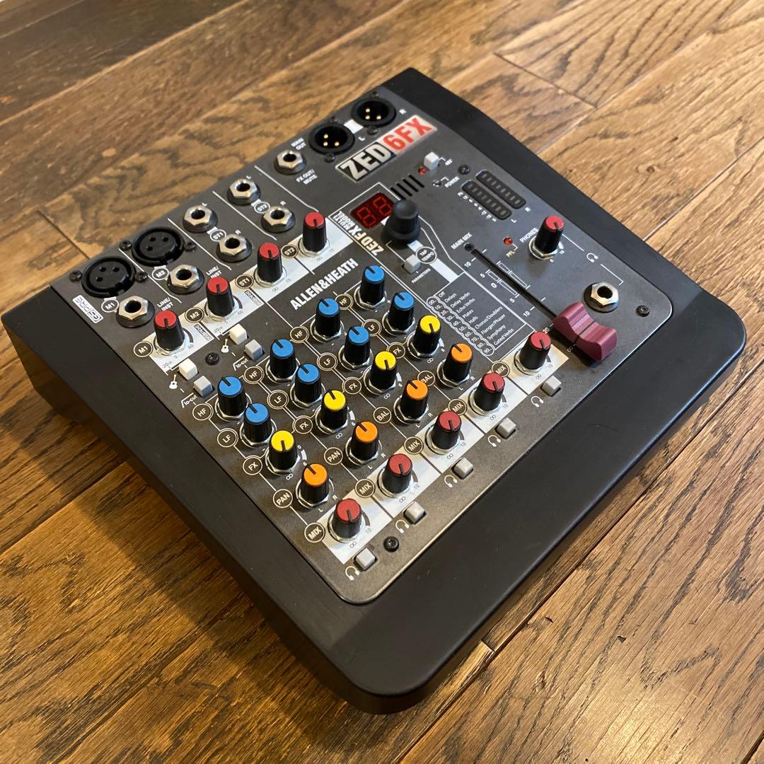 【ジャンク】 ALLEN & HEATH ZED-6FX アナログミキサー