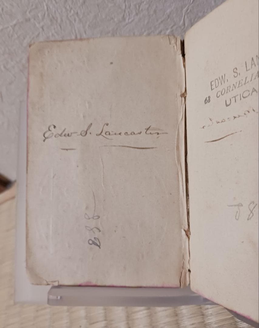 1891年 米国聖書協会 新約聖書 革装 英語版 アンティーク