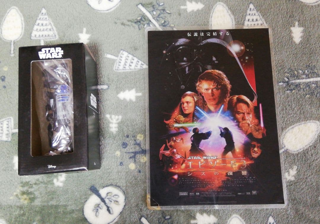 スターウォーズ展 図録 エピソード Ⅲ 劇場パンフレット下敷き　R2-D2グラス