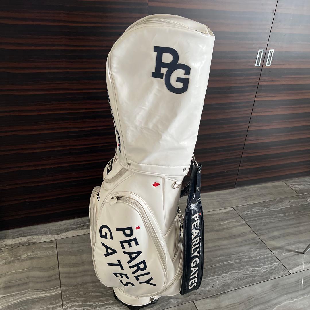 パーリーゲイツ 白のキャディバック