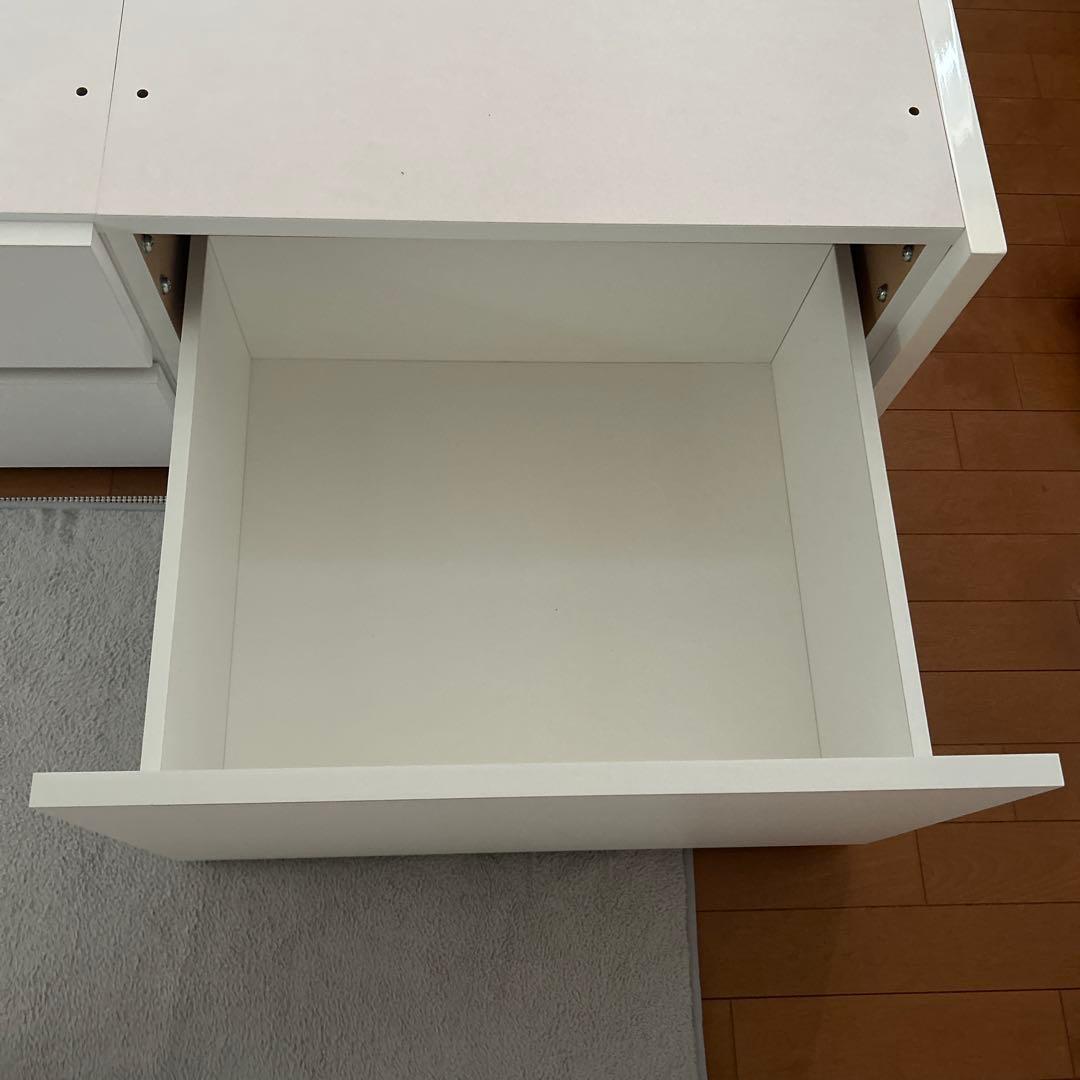 本日限定お値下げ　送料込　ニトリ　大容量収納　シングルベッドフレーム ホワイト