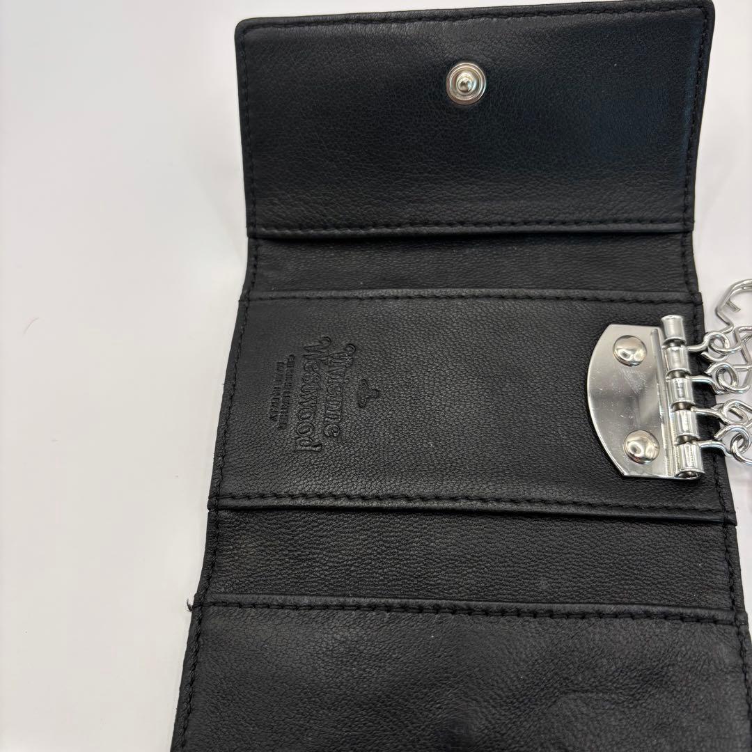 vivienne westwood キーケース　４連　ブラック　ブルーオーブ