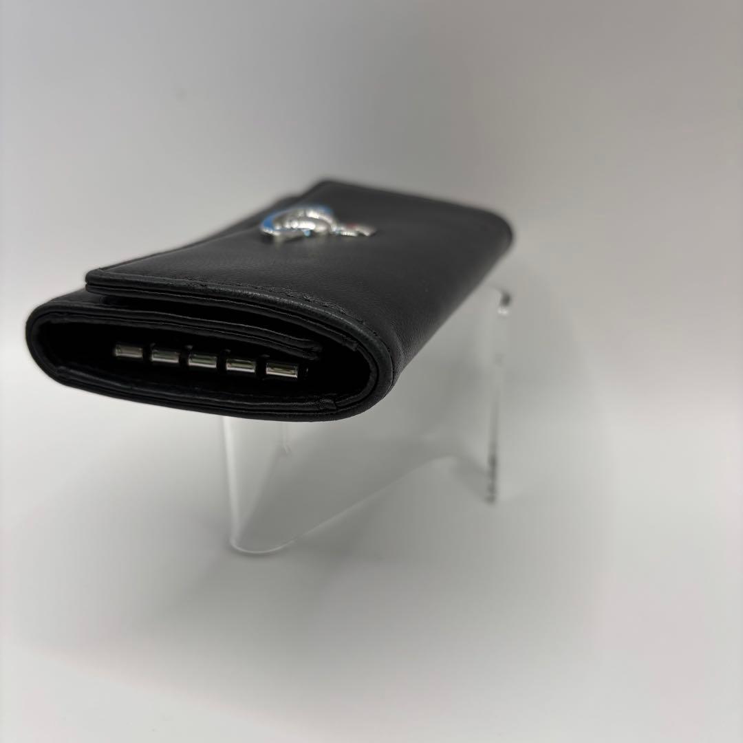 vivienne westwood キーケース　４連　ブラック　ブルーオーブ