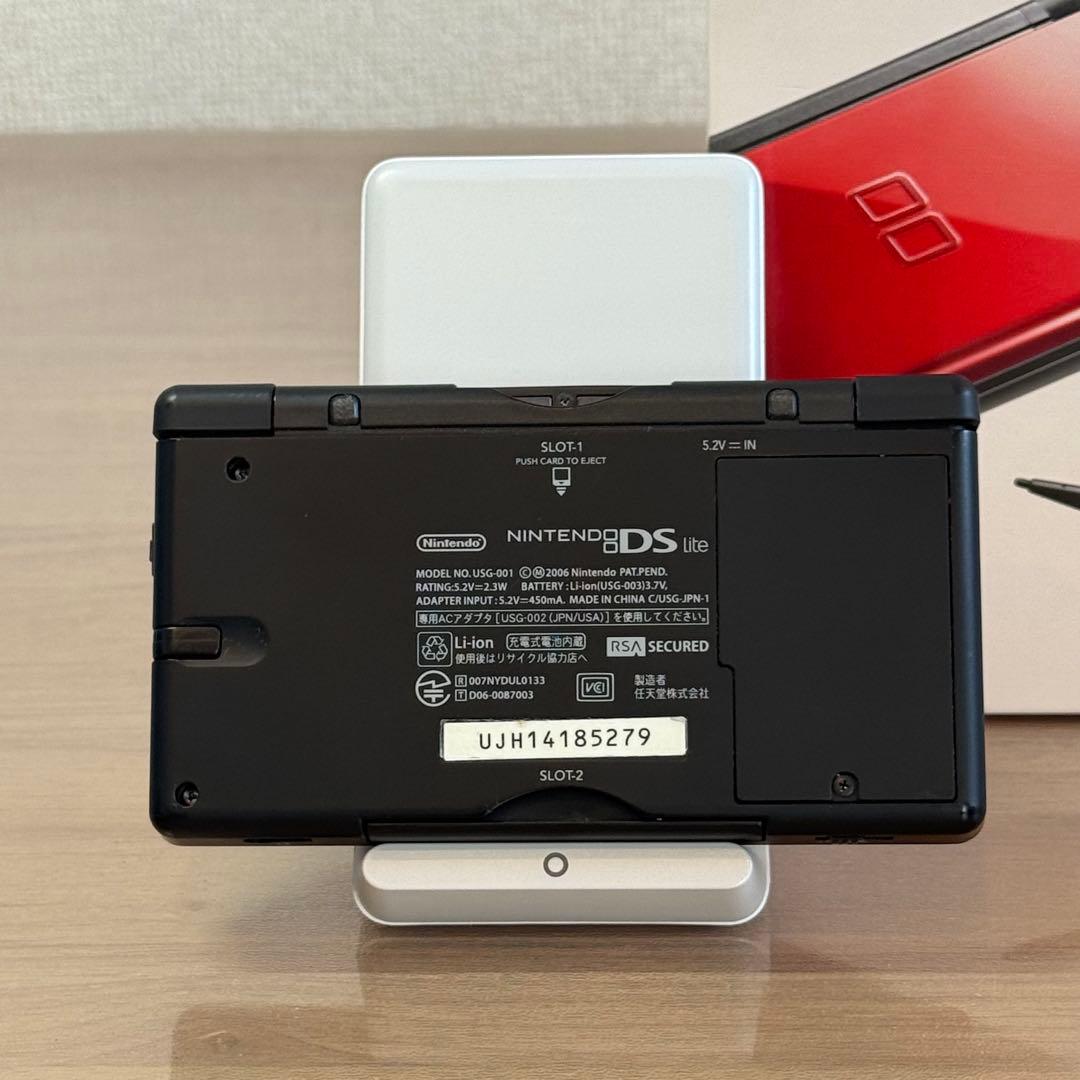 7-127 ニンテンドーDS LITE クリムゾン・レッド 箱付き