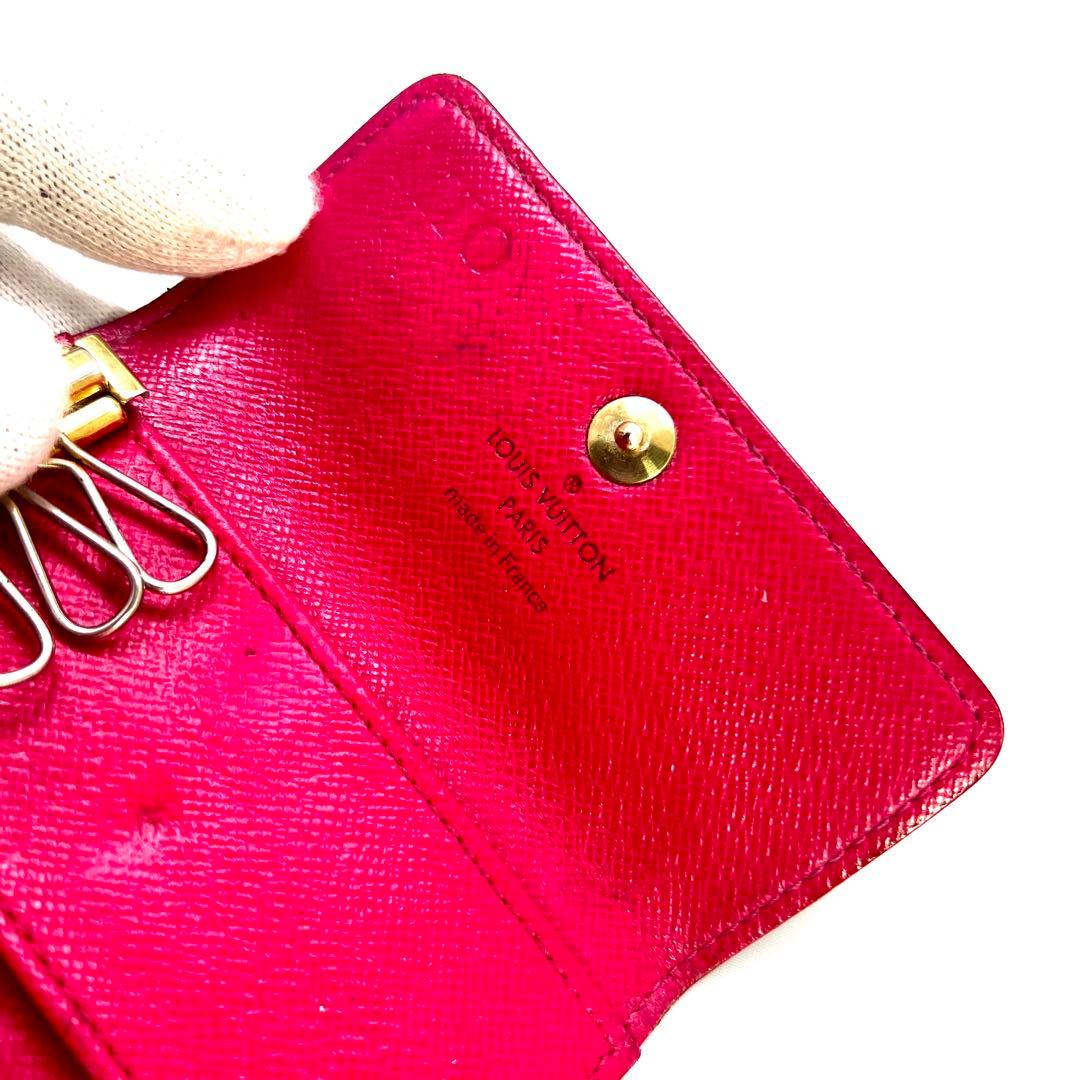 ルイヴィトン モノグラム マルチカラー ミュルティクレ4 M93732 ピンク