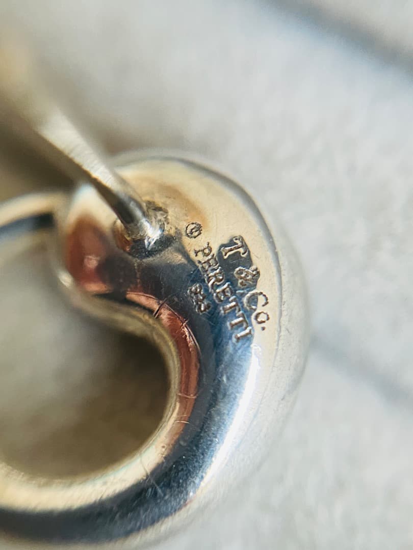 ティファニー　エターナルサークル　スタッドピアス　片耳　９２５