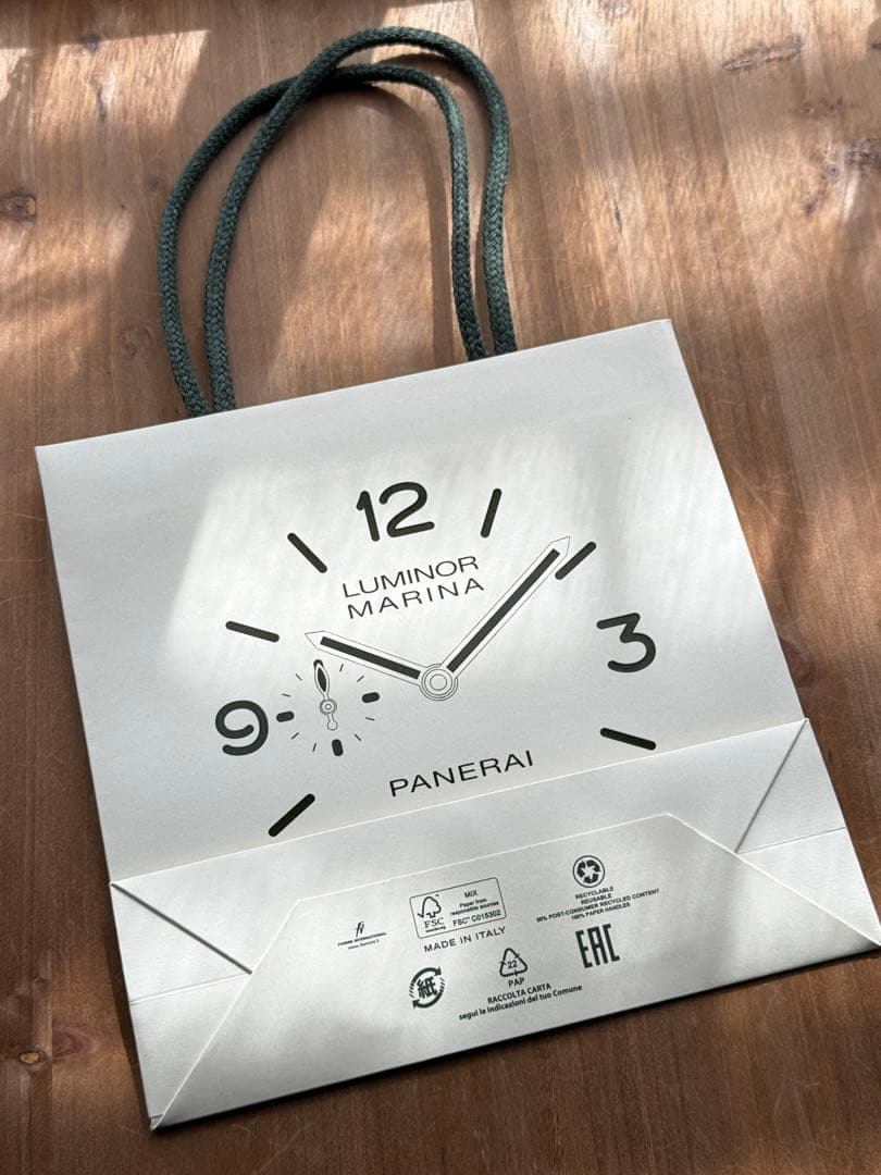 【新品未使用】パネライ純正 ルナロッサ バイマテリアルストラップ 24mm