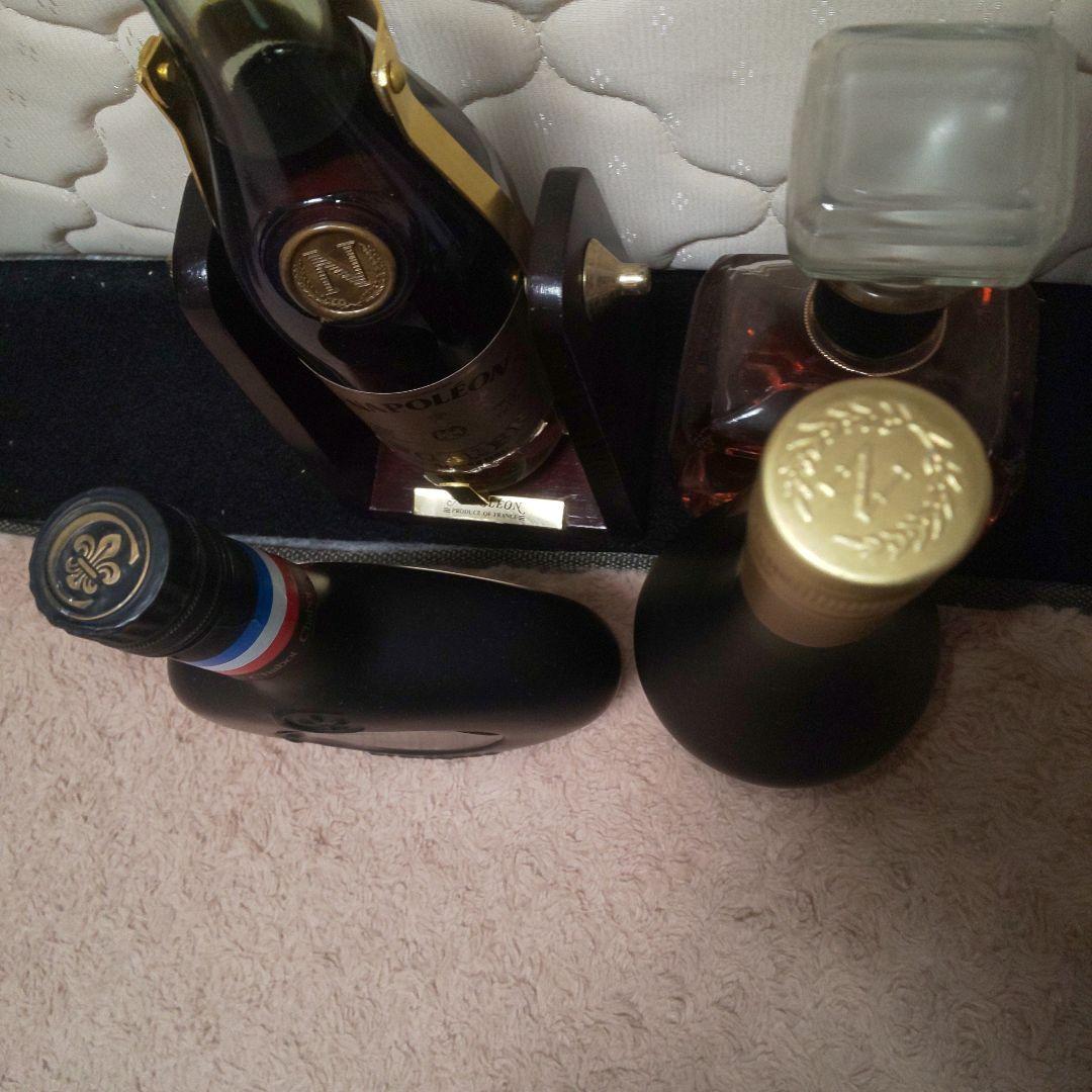 未開栓 4本まとめ売り ブランデー古酒 ナポレオン ウイスキー レトロ