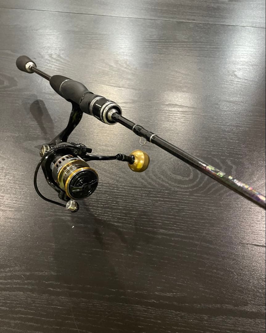 ６点アジングセット2ピースロッド&1000番リール・ダイワ月下美人ワーム他ライン