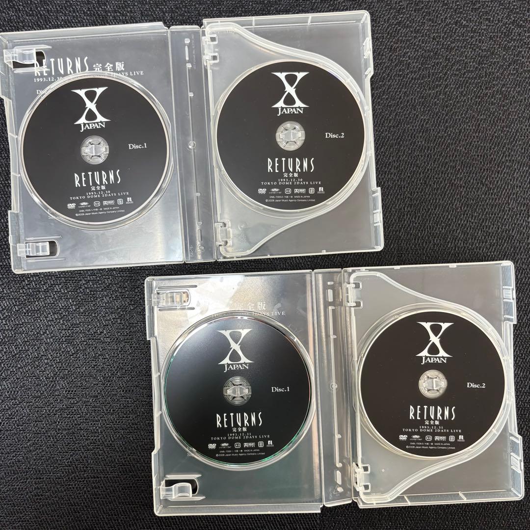 X JAPAN CD 青い夜 白い夜 完全版 DVD コレクション　7808