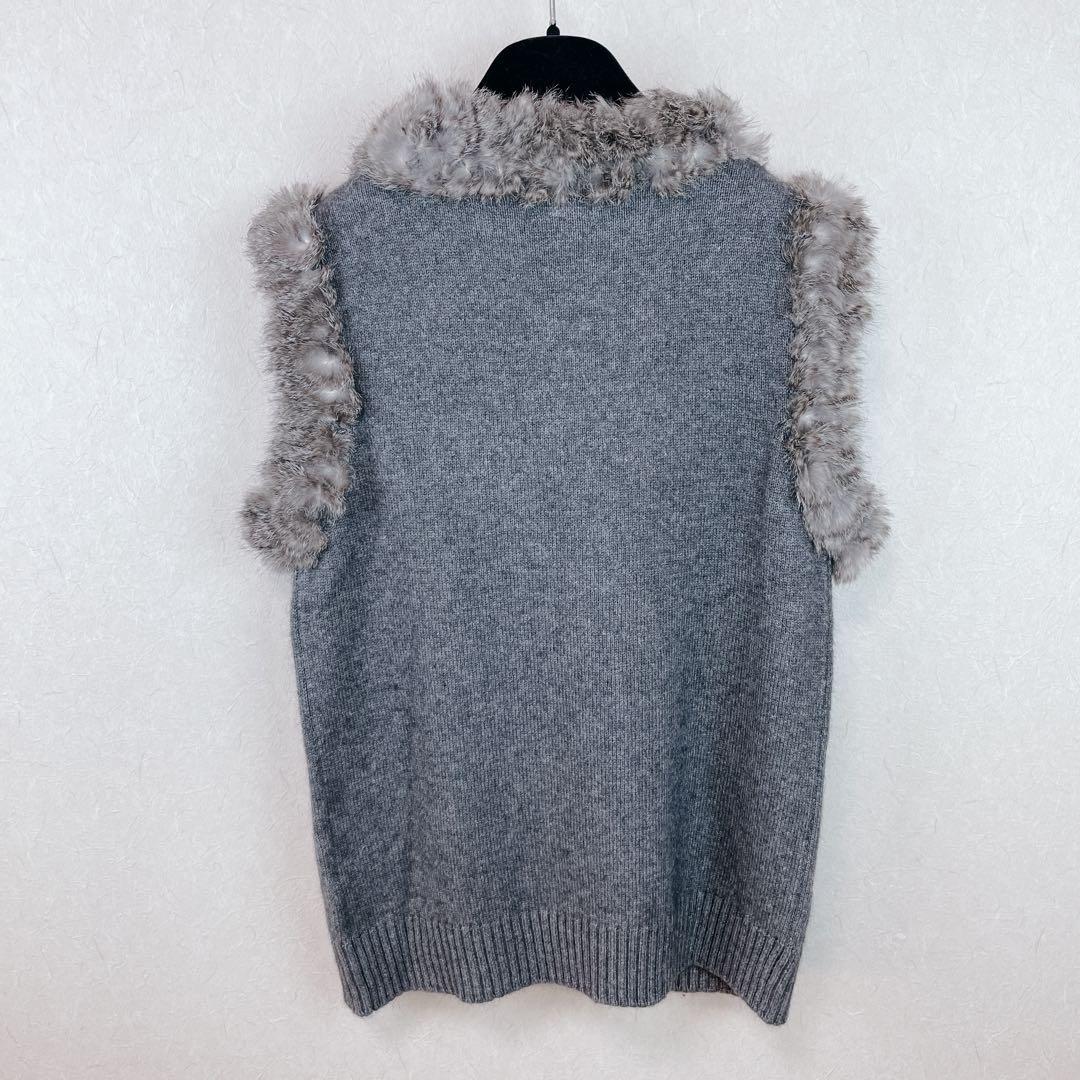 新品PICONECLUBラビットファートリミングキラキラピッコーネ柄ベスト１号