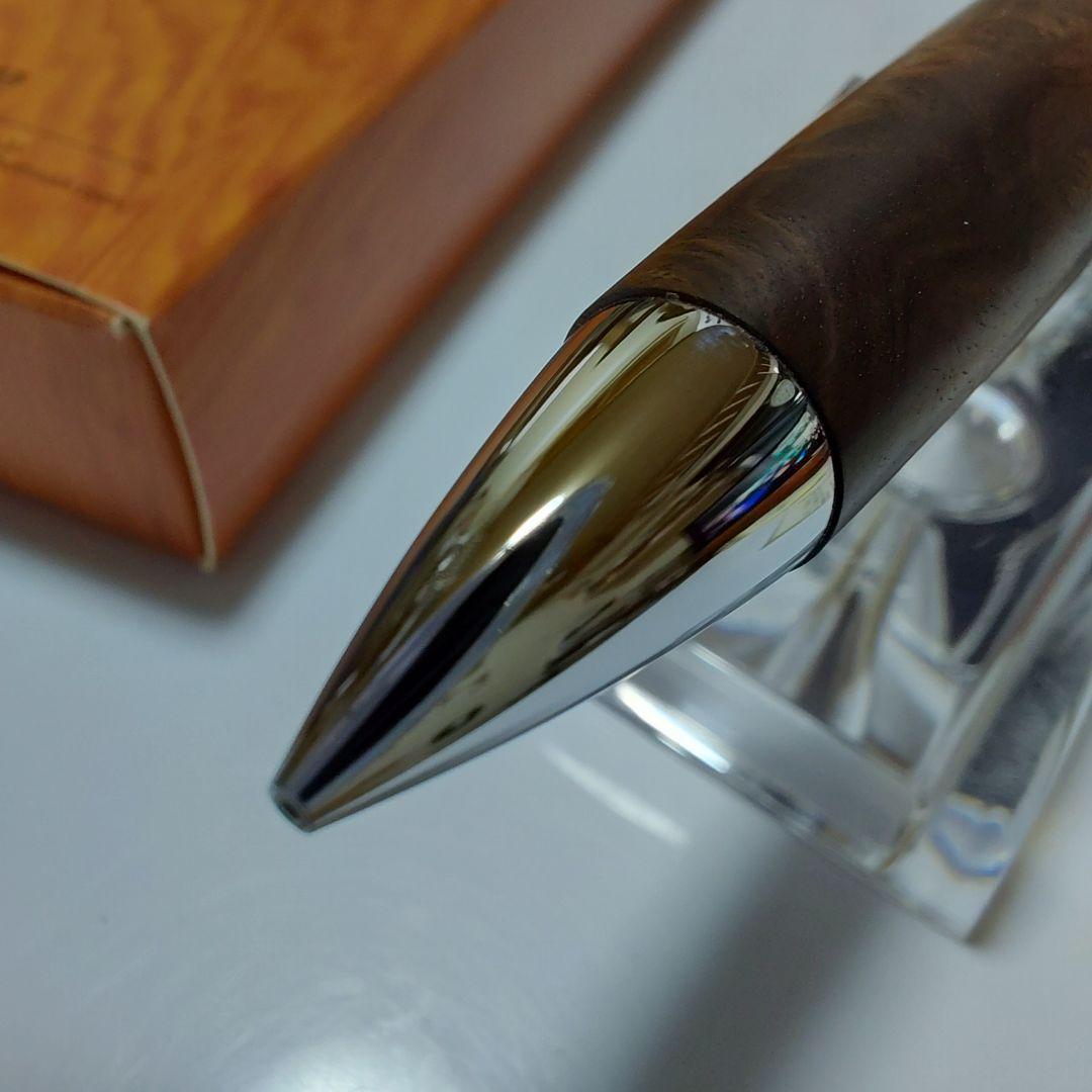 超美品！ 工房楔 黒檀こぶ杢 極上杢 ペンシル楔 0.5mm シャーペン