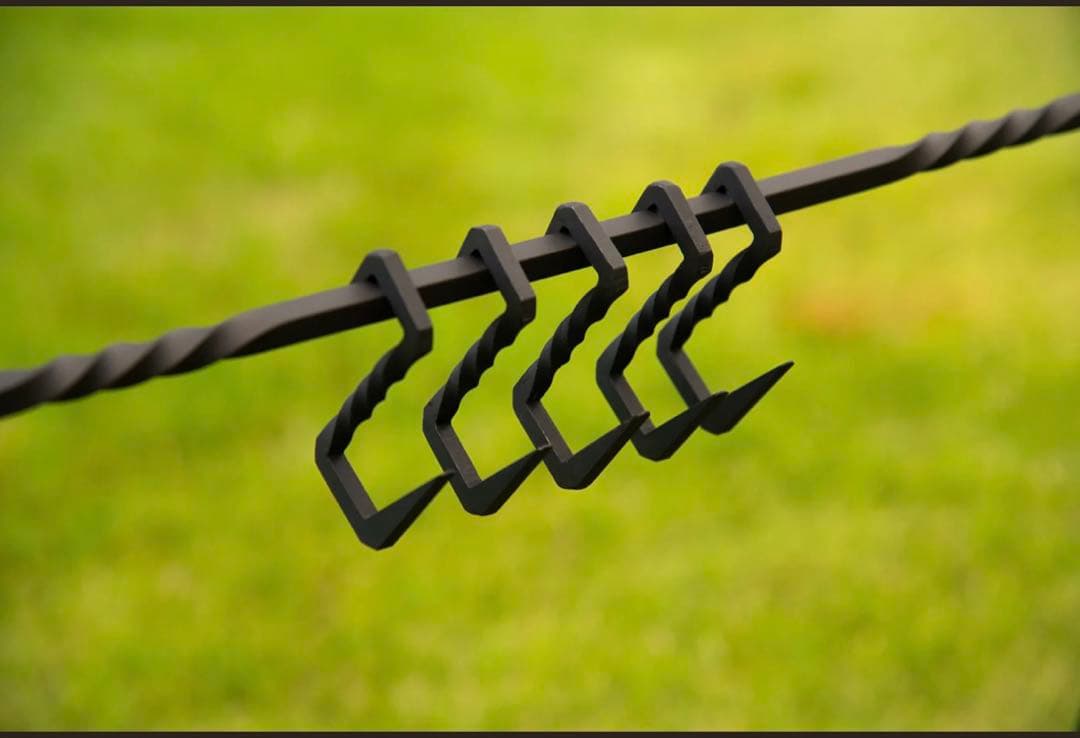 KOKOROココロ　アイアンハンガー　ハンギングラック　焚き火