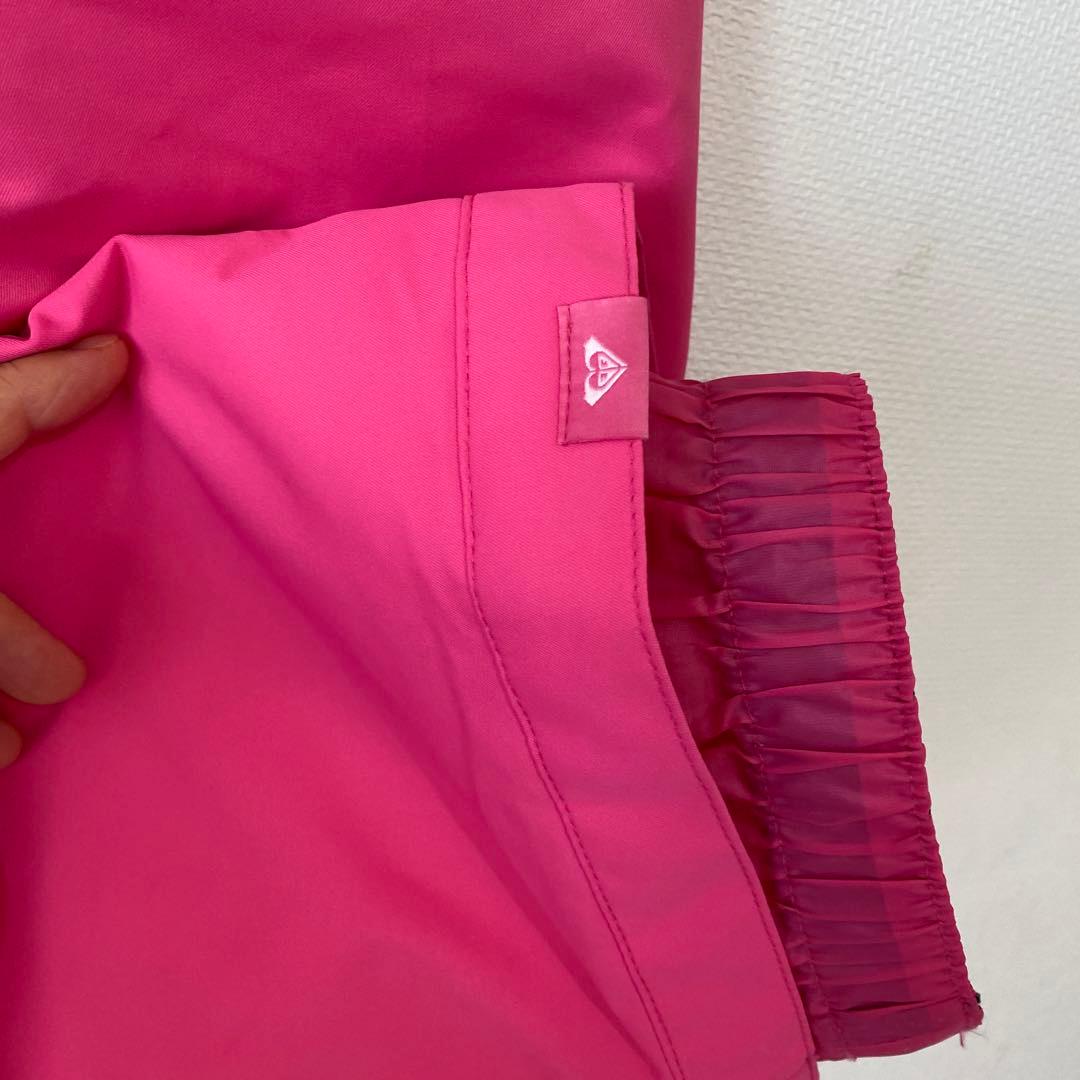 ROXY 子供用 キッズ140スノーボードウェアピンクスキー10M セットアップ