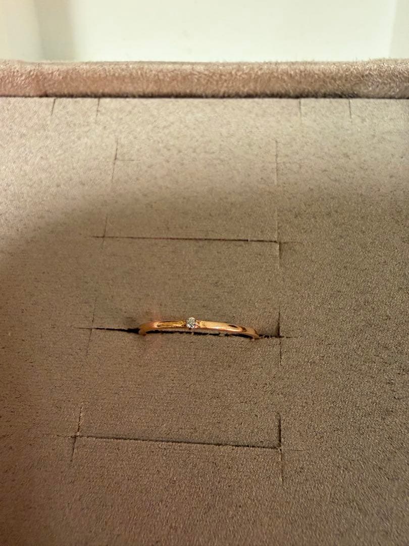 ete ピンキーリング　ピンクゴールド3号