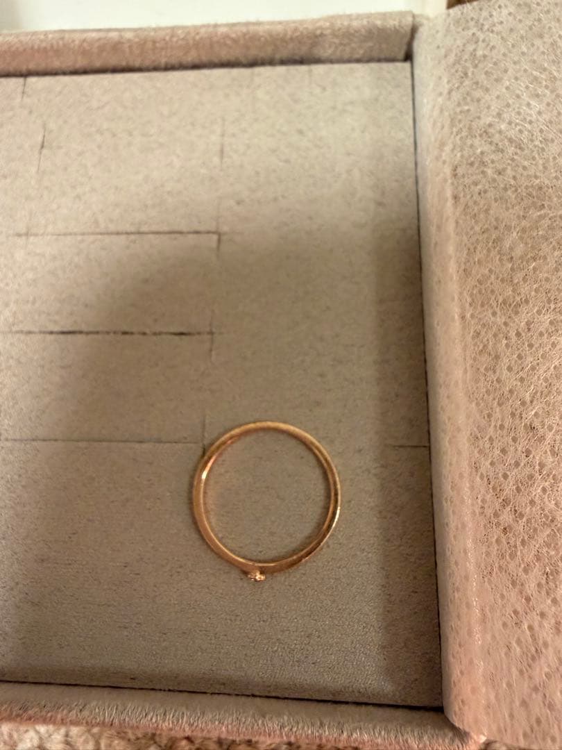 ete ピンキーリング　ピンクゴールド3号
