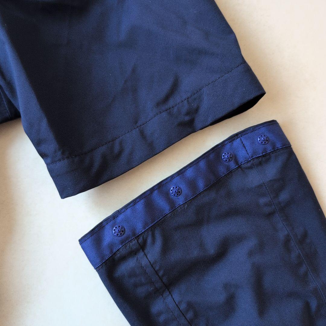 ジュンアンドロペ ゴルフ レインウェア 2WAY 紺 ネイビー M ワンピース