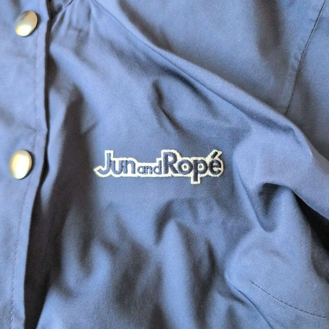 ジュンアンドロペ ゴルフ レインウェア 2WAY 紺 ネイビー M ワンピース