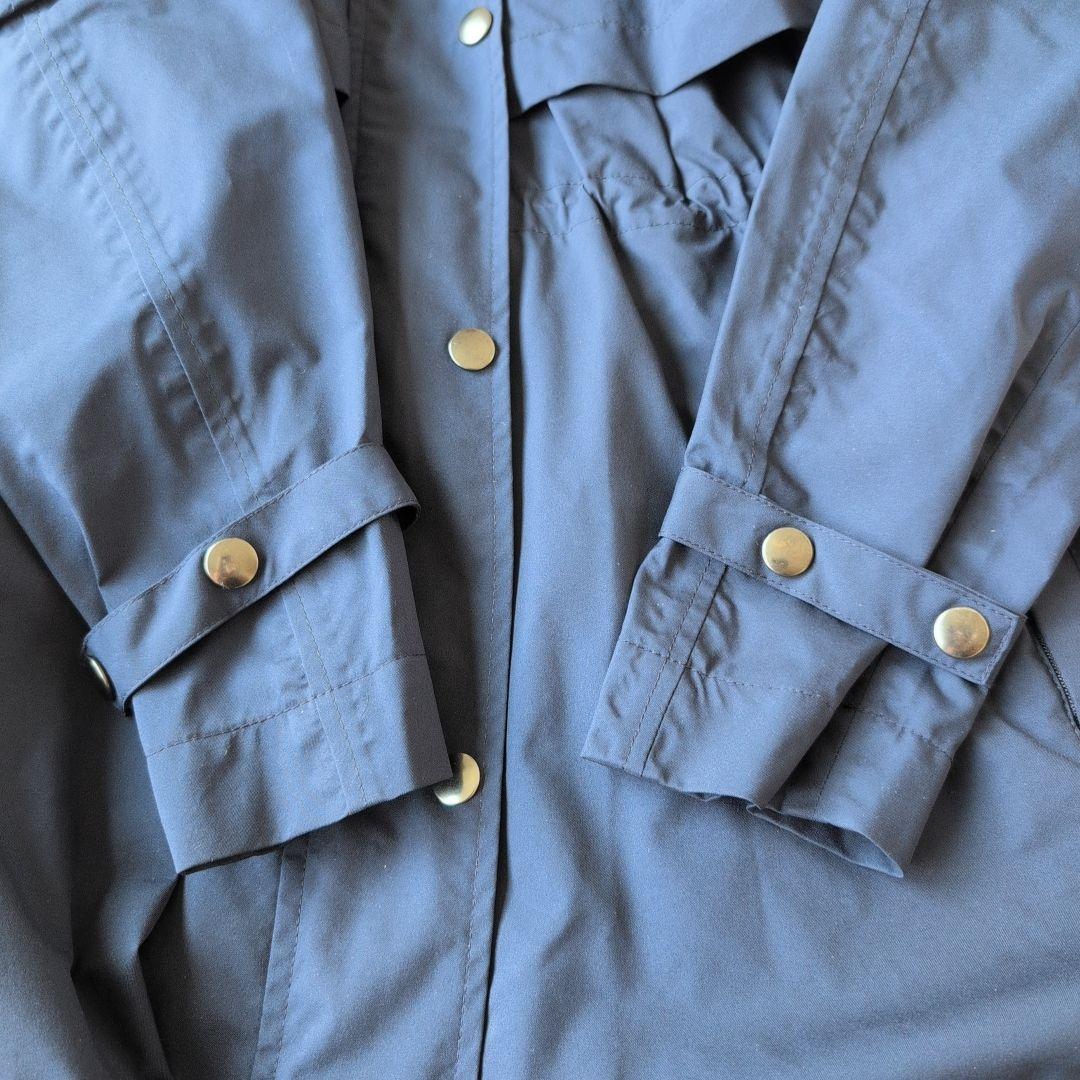 ジュンアンドロペ ゴルフ レインウェア 2WAY 紺 ネイビー M ワンピース