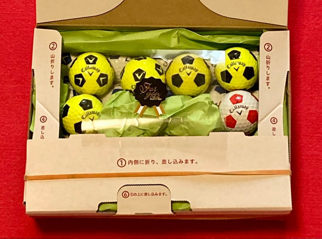 M138【中古ゴルフボール】キャロウェイ/クロムソフト《サッカー柄》計30個