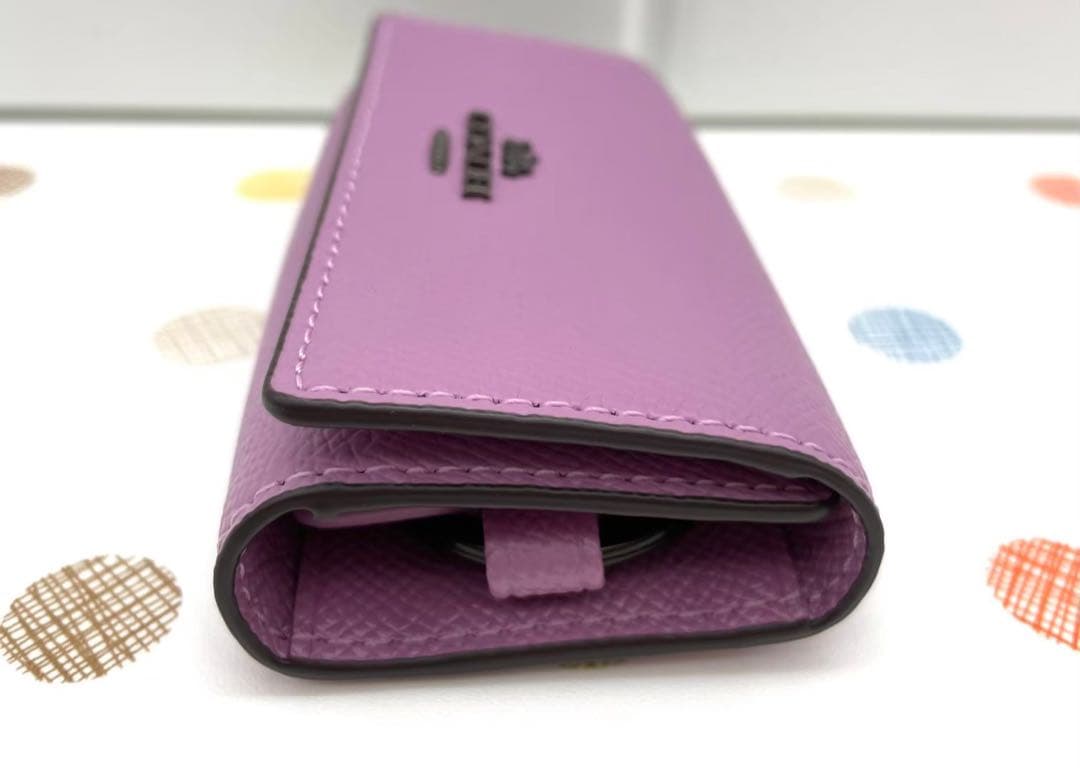 新品 未使用　COACH コーチ キーケース パープル　 財布 バッグ