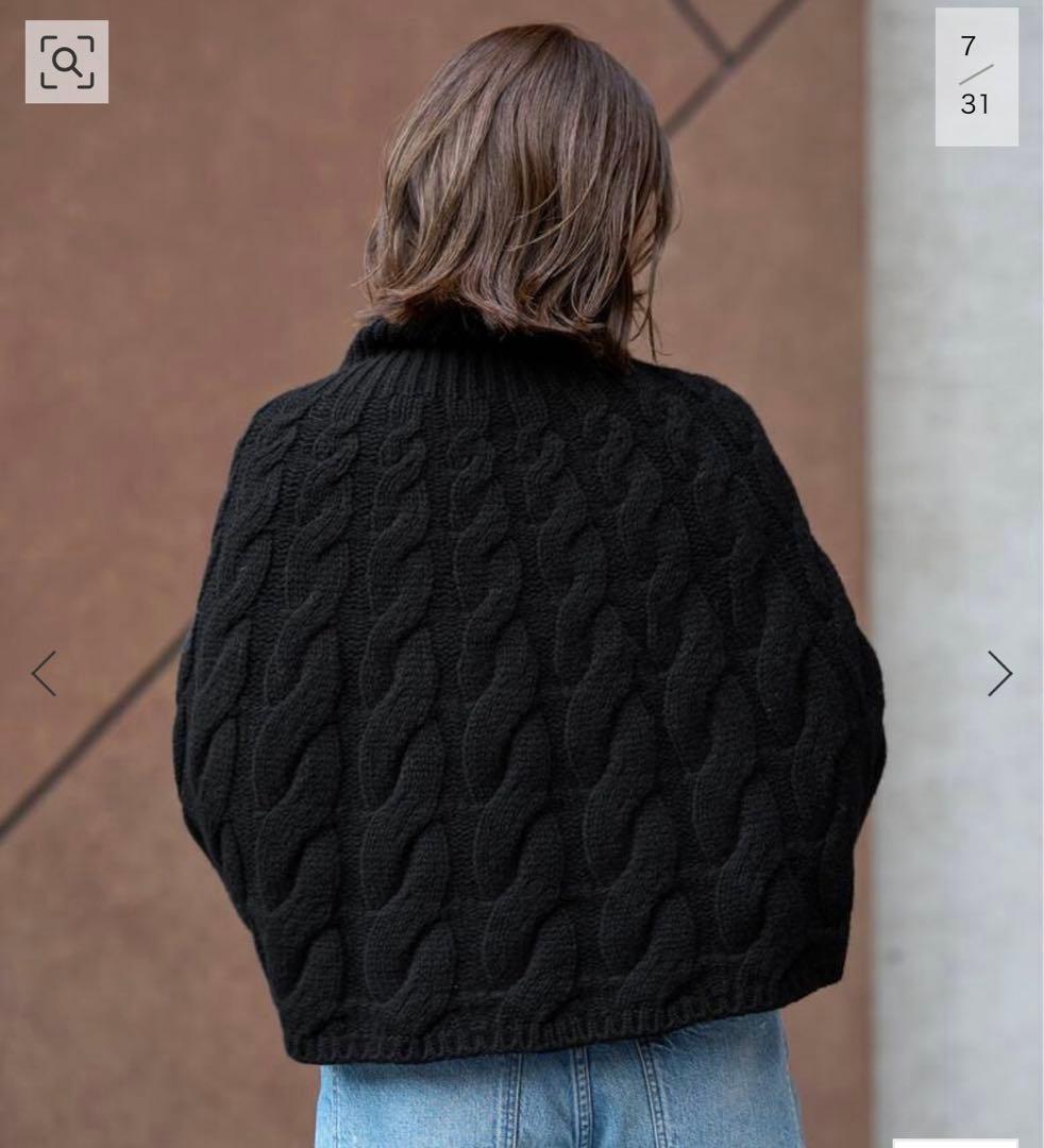 りっちゃんママ　新品　IENA ビッグケーブルケープ