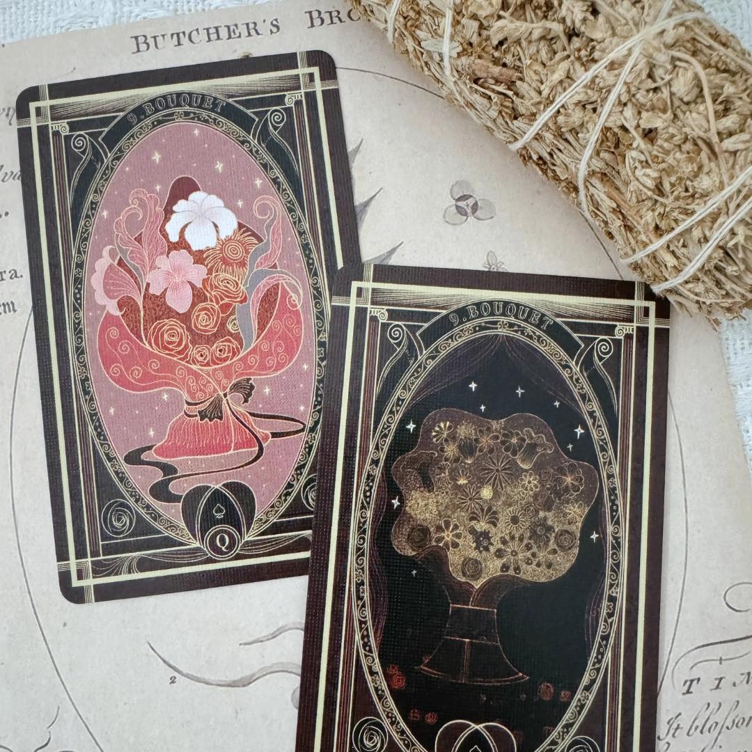 【正規品ルノルマンカード】ヴィンテージ＆エレガンスな夜会を描く美麗デッキ