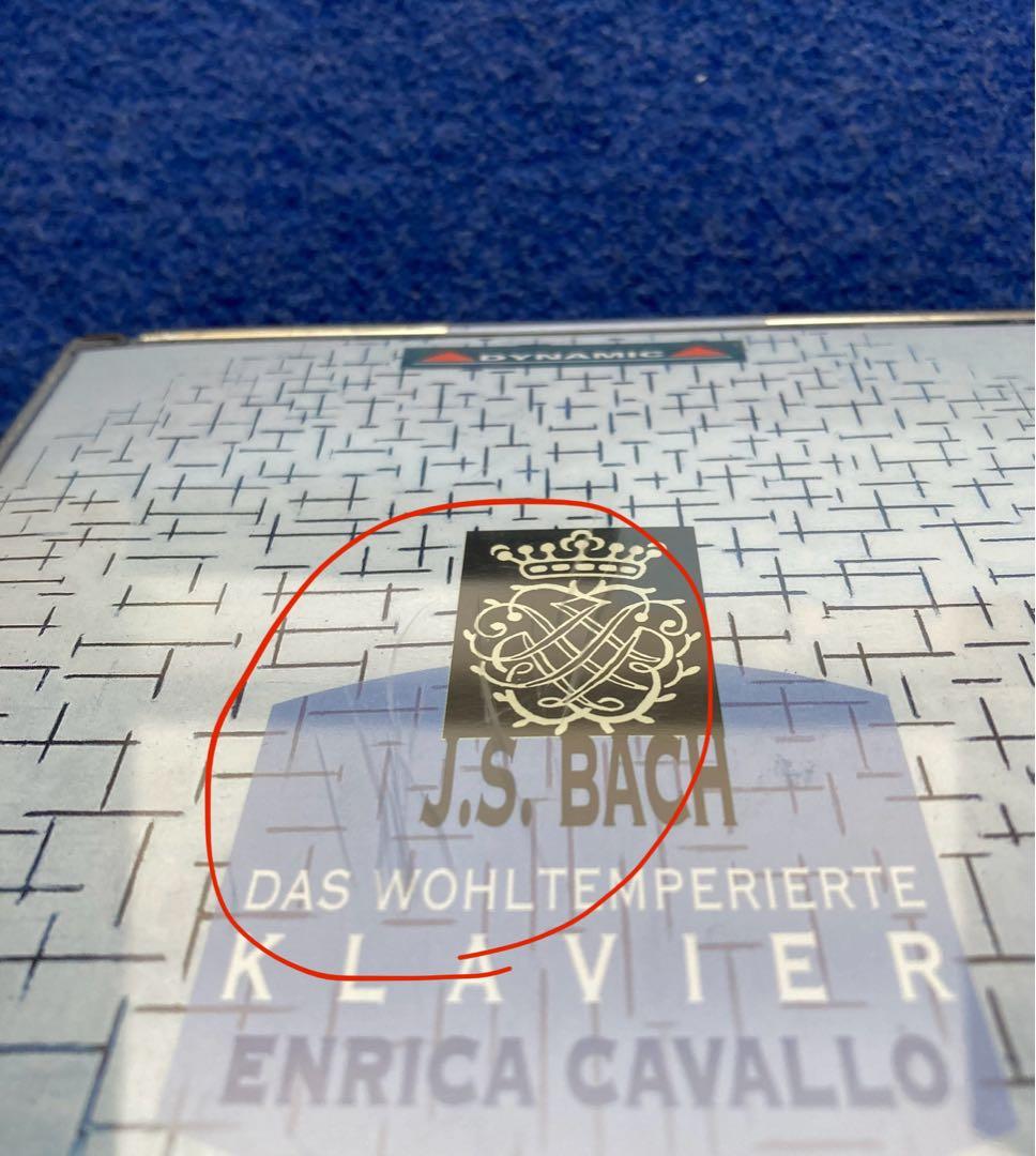 【4CD】　バッハ　平均律クラヴィア曲集　エンリカ・カヴァッロ