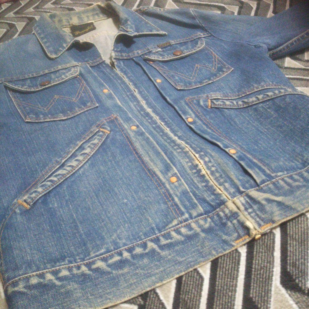 WRANGLER ラングラー　デニムジャケッ　24MJZ 70s 黒タグ