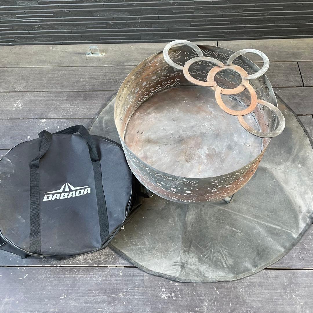 焚き火台　ナバホ柄