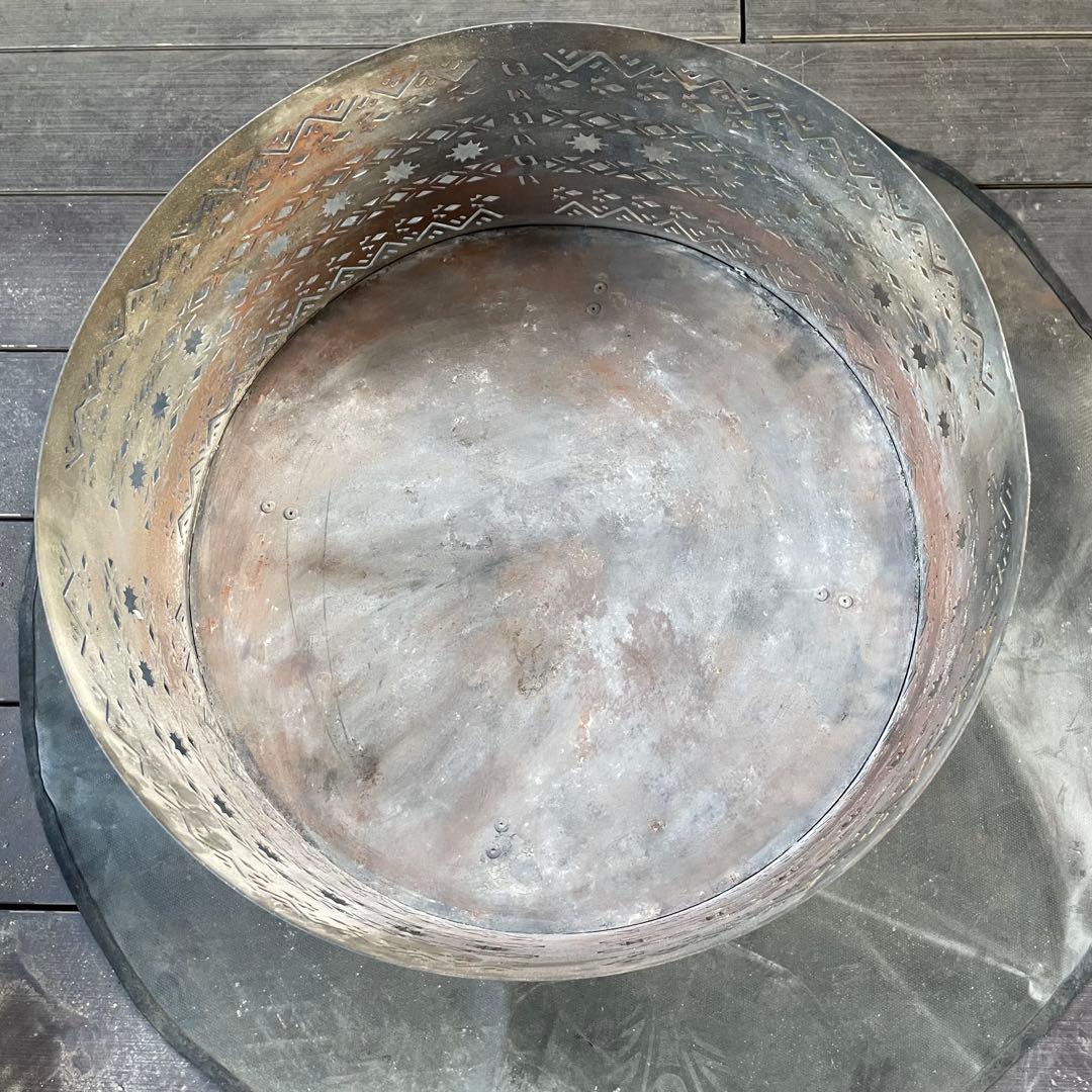 焚き火台　ナバホ柄