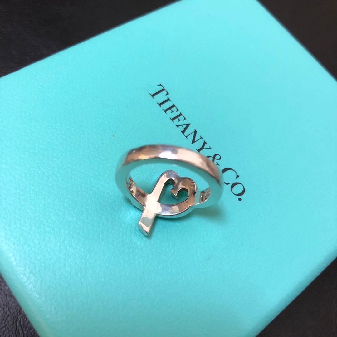 最終価格❗️TIFFANY&Co ティファニー　ラビングハートシルバーリング