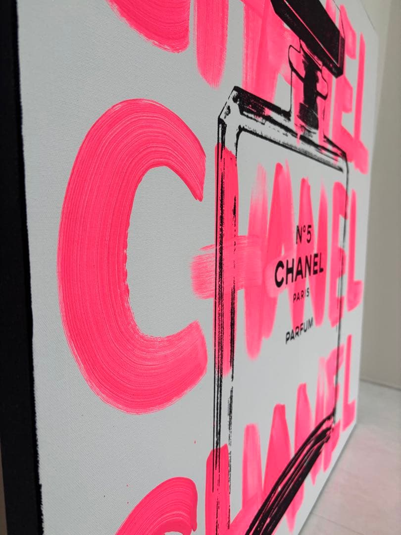 【極美品/希少大判】シェーンボーデン 「CHANEL No.5」91×91cm