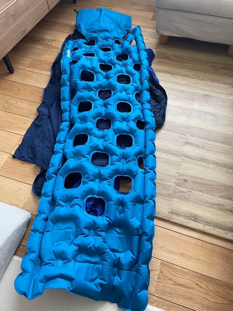 ジ*ン様 モンベル アルパインダウンハガー #5 寝袋、インナー、敷きパッド、枕