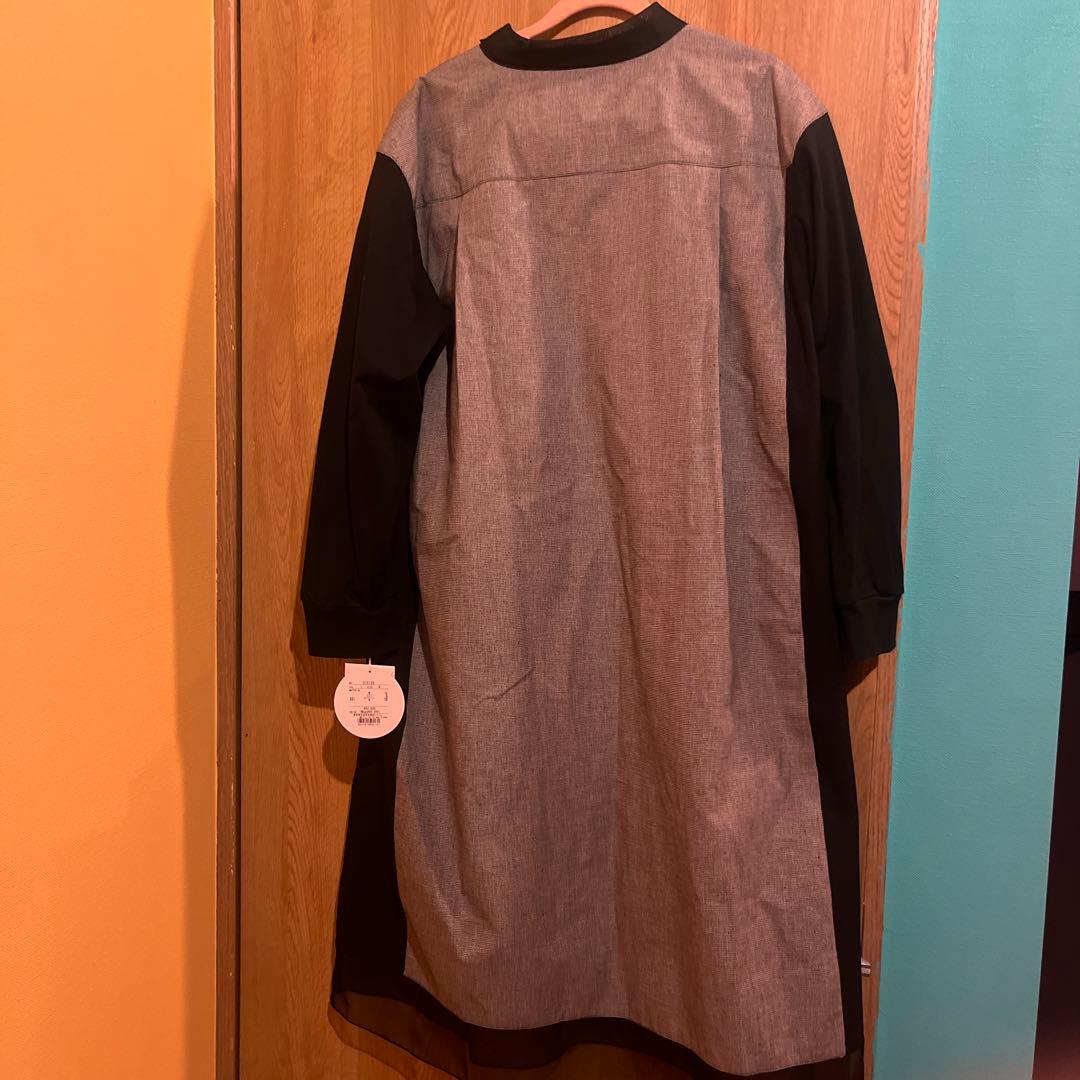【新品】アルベロベロ長袖シャツワンピース グレー