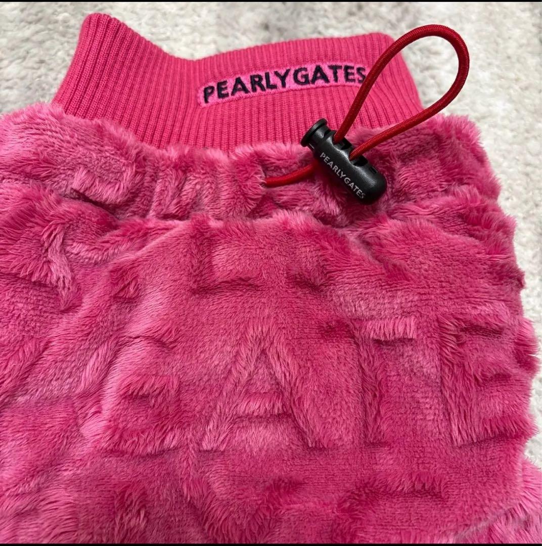 美品PEARLY GATES パーリーゲイツ　レッグウォーマー ピンク　ソックス