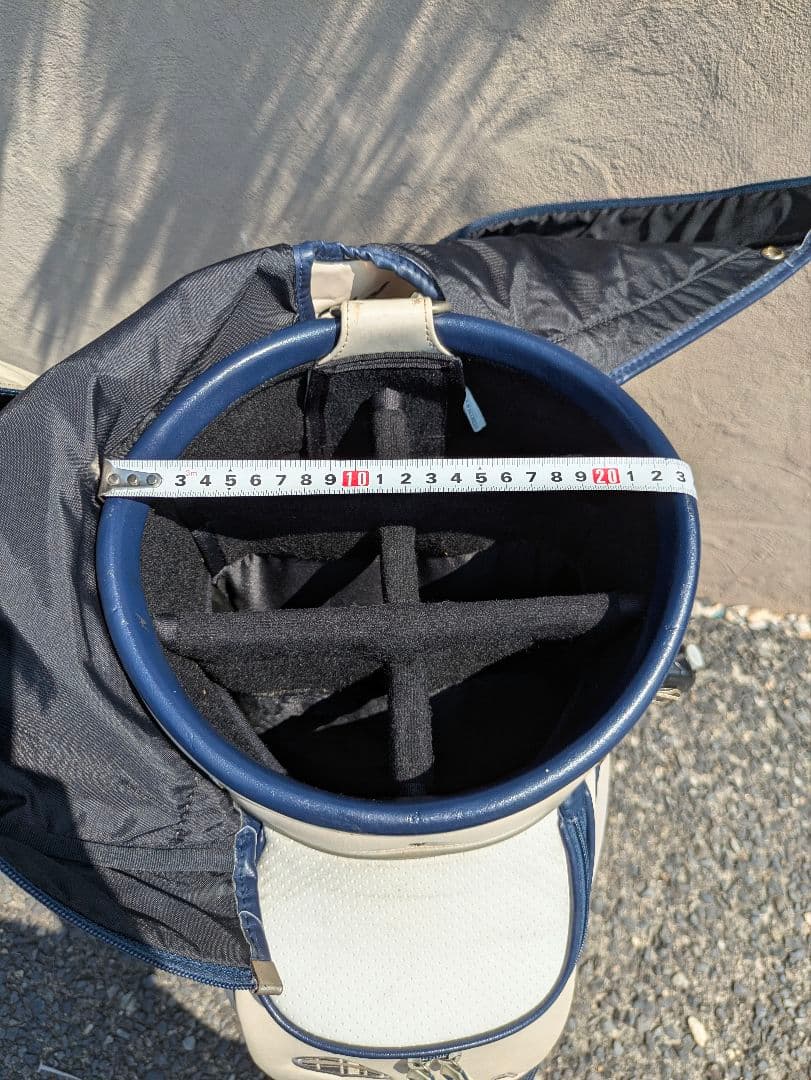 フィドラ大型キャディバッグ中古メンズFIDRAゴルフクラブバッグオシャレ