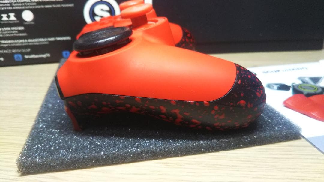 使用少 SCUF INFINITY 4PS PRO フルカスタム 赤&黒